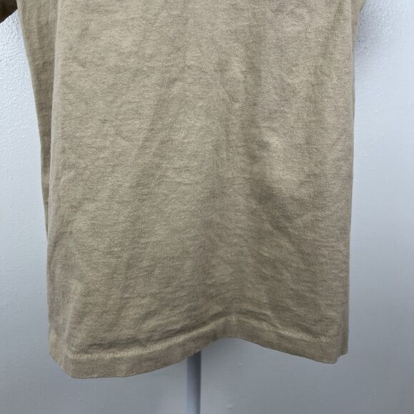 Vintage Clodia Dee Shirt Women Medium Brown Gold Cotton Animal Embroidered Tee - Picture 11 of 16